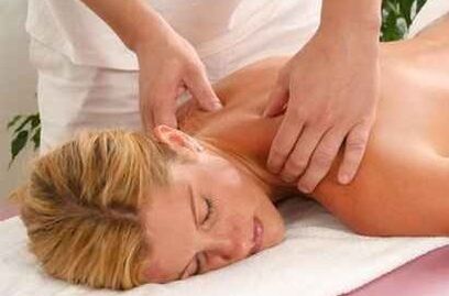 Therapeutic massage for cervical osteochondosis